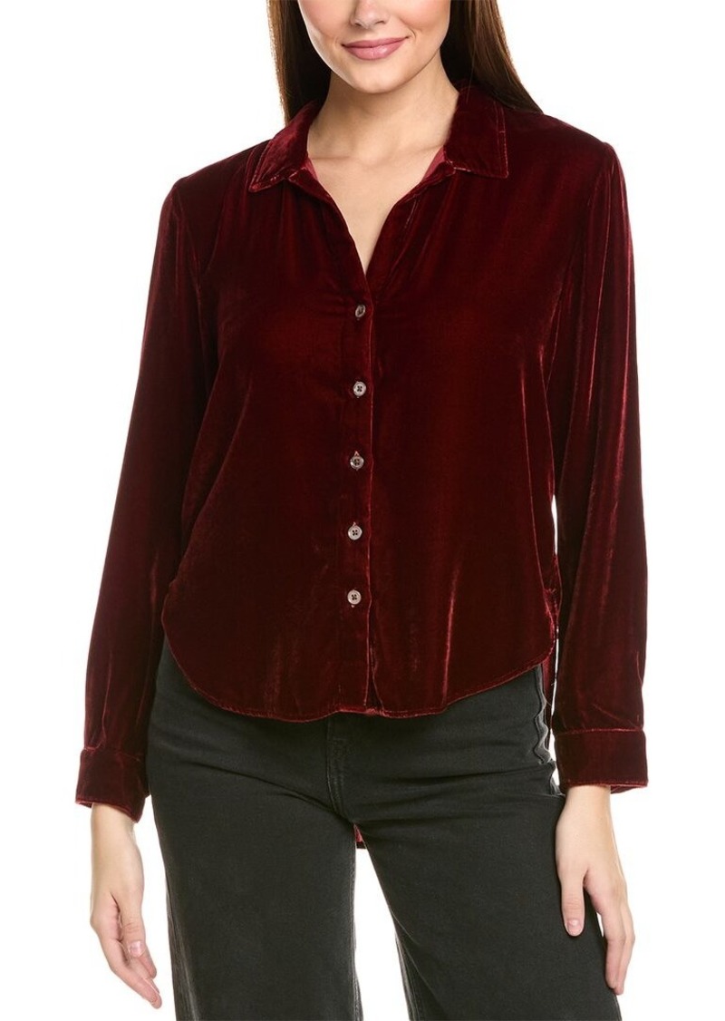 Bella Dahl Clean Silk-Blend Shirt