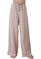 Bella Dahl Drawcord Wide Leg Linen Pant