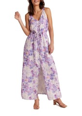 Bella Dahl Floral Button Front Maxi Dress