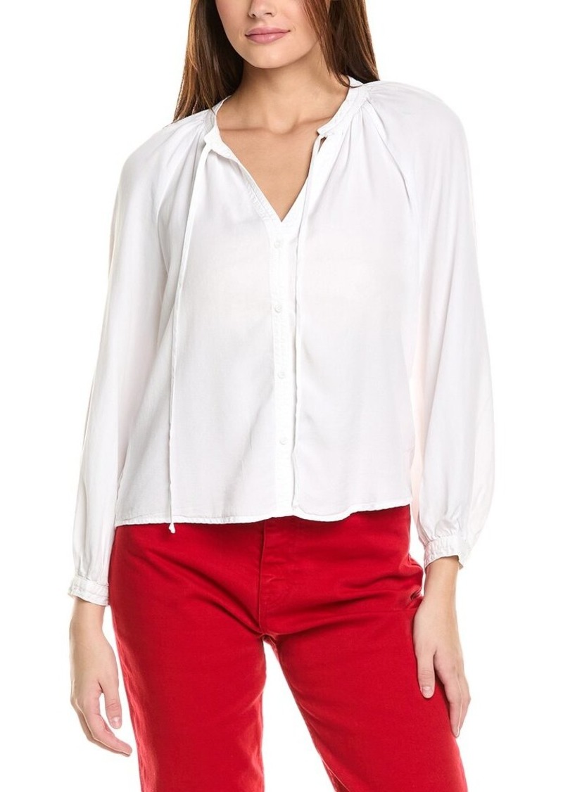 Bella Dahl Full Sleeve Raglan Button Down Shirt