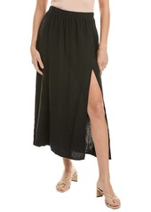 Bella Dahl High Waist Maxi Linen Skirt