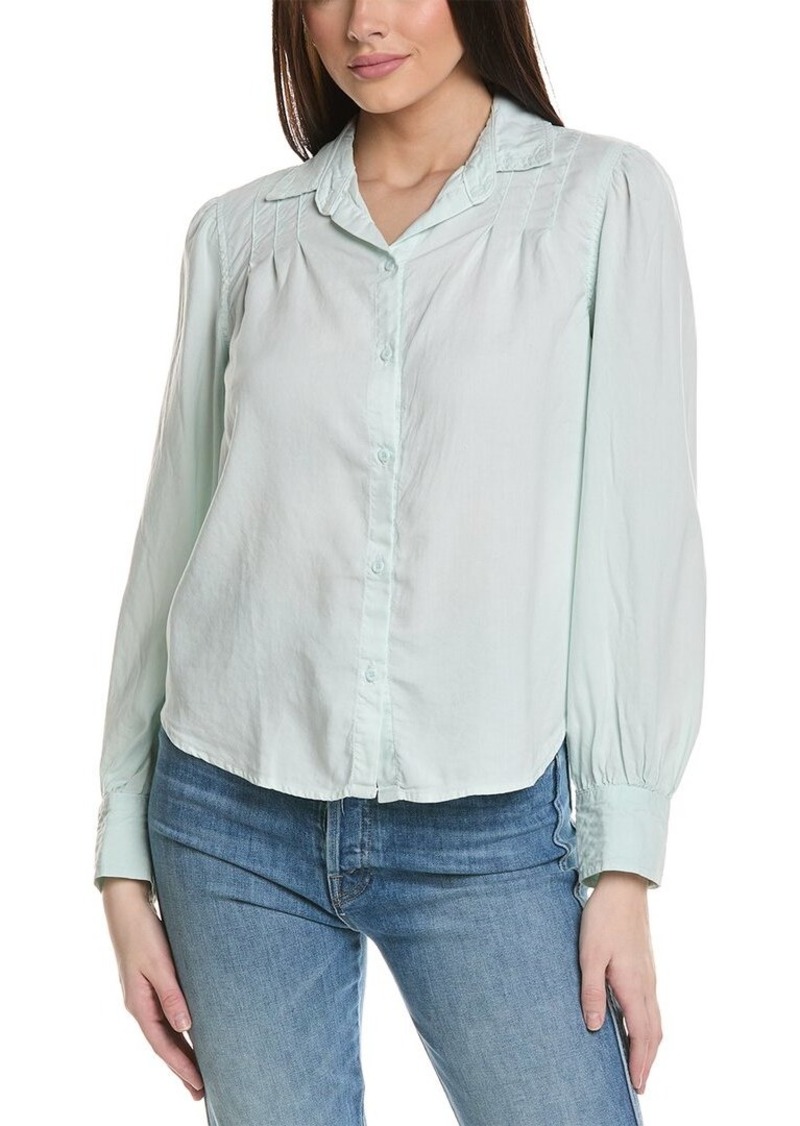 Bella Dahl Pintucked Button-Down Shirt