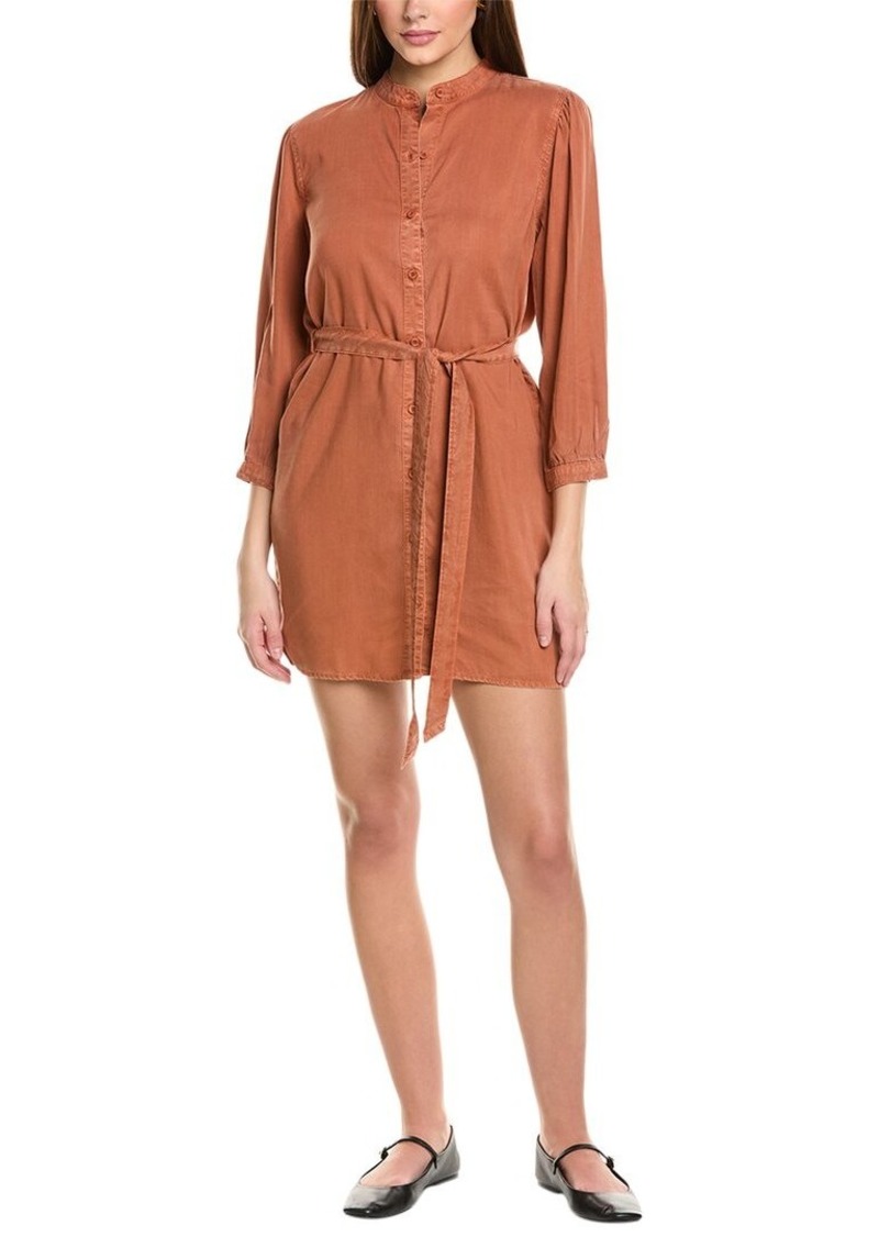 Bella Dahl Puff Sleeve Belted Shirtdress