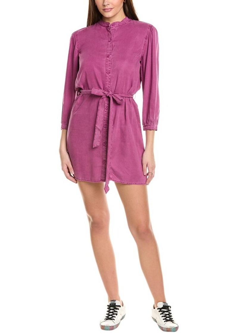 Bella Dahl Puff Sleeve Belted Shirtdress