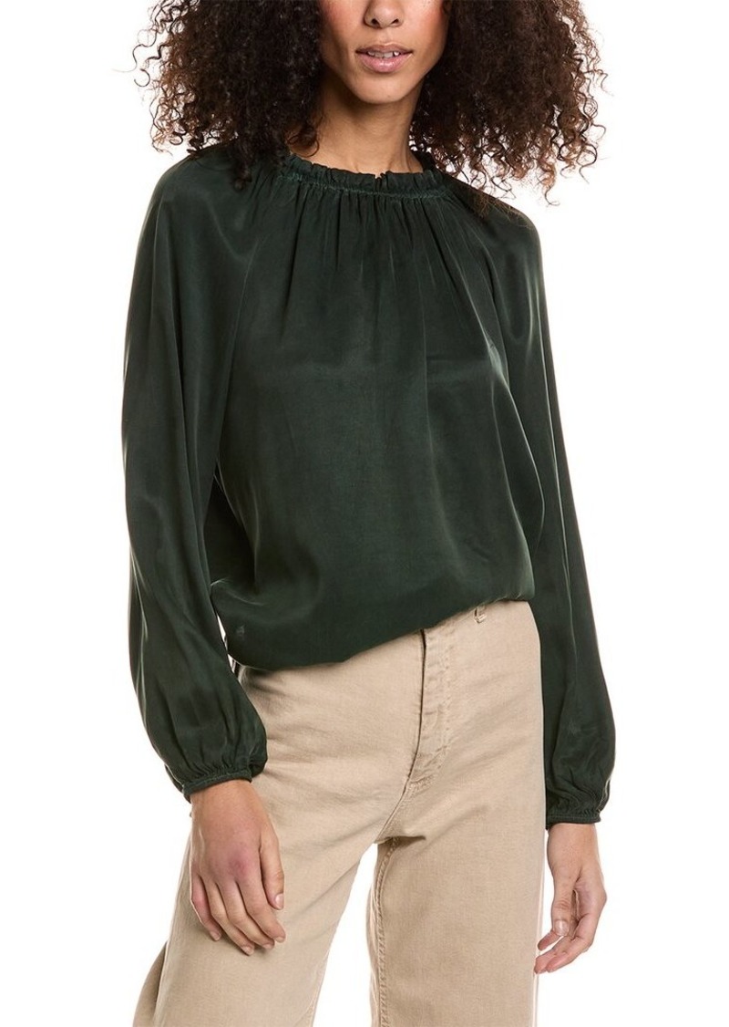 Bella Dahl Raglan Sleeve Shirred Neck Top