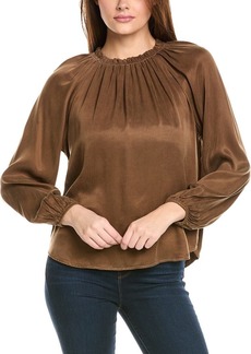 Bella Dahl Raglan Sleeve Shirred Neck Top