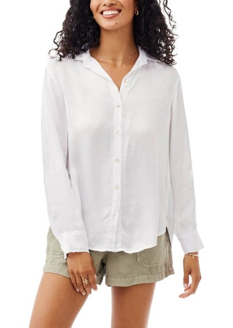 Bella Dahl Side Slit Button-Up Shirt