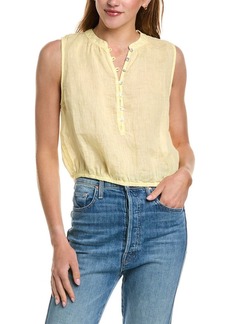 Bella Dahl Sleeveless Elastic Waist Linen Pullover