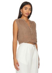 Bella Dahl Sleeveless Elastic Waist Pullover