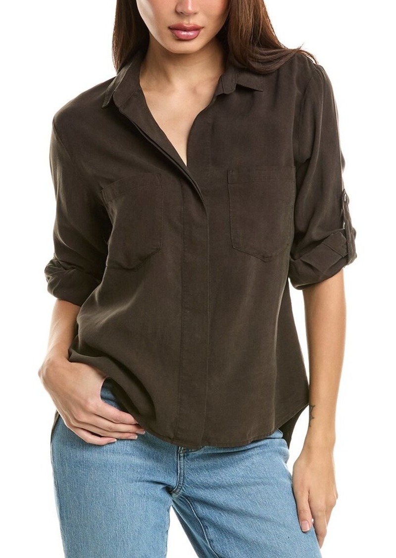 Bella Dahl Split Back Button-Down Blouse