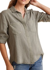 Bella Dahl Split Back Button-Up Shirt
