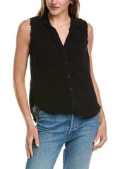 Bella Dahl Two Pocket Capri Button-Down