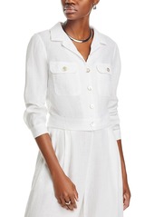 Bella Dahl Utility Cropped Linen Jacket