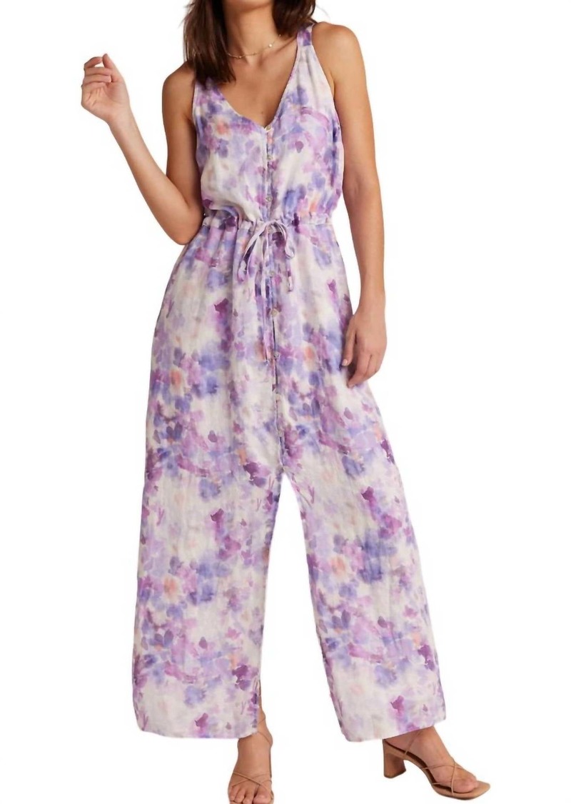 Bella Dahl Button Front Cami Dress In Iris Floral Print