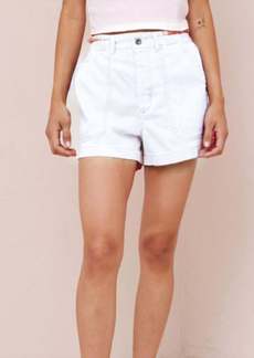 Bella Dahl Callie Ruffle Shorts In White
