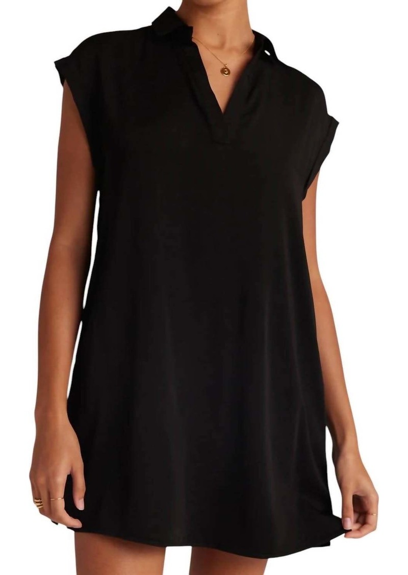 Bella Dahl Cap Sleeve Dress In Black