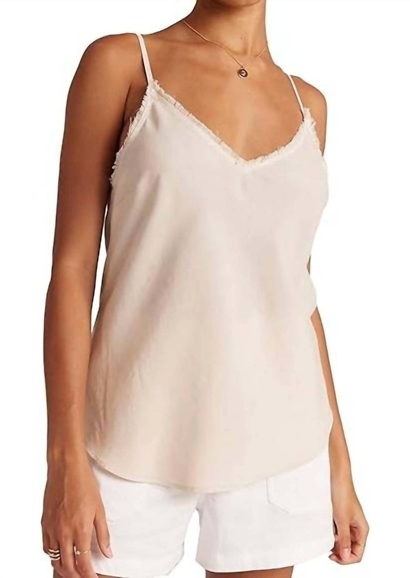 Bella Dahl Frayed Edge Camisole In Cliffside