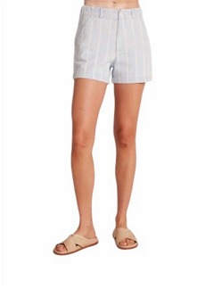 Bella Dahl Playa Trouser Short Beach In Stripe Wash