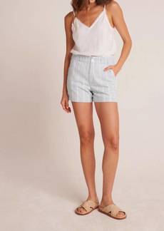 Bella Dahl Playa Trouser Short In Beach Stripe Wash