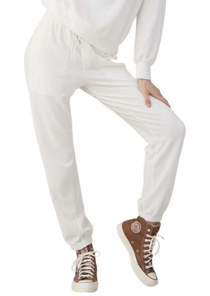 Bella Dahl Relaxed Jogger Pant In Winter White