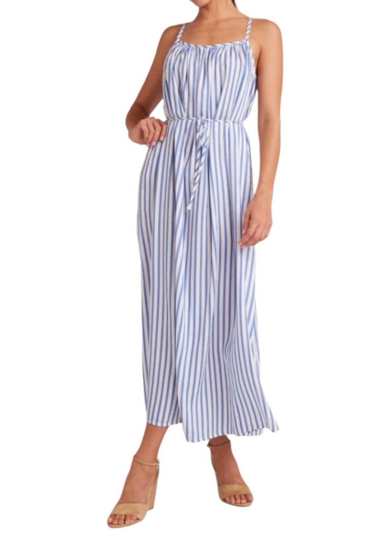 Bella Dahl Shirred Cami Maxi Dress In Blue