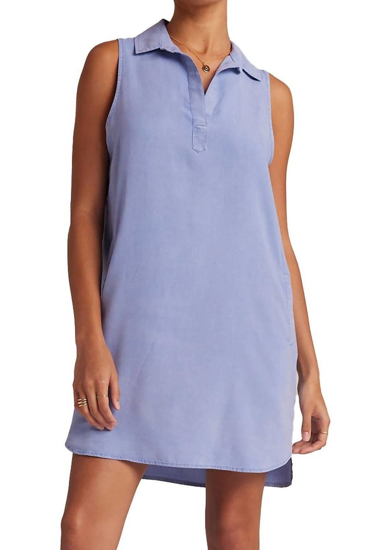 Bella Dahl Sleeveless A-Line Dress In Peri Blue