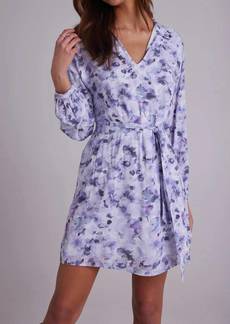 Bella Dahl Tunic Dress In Lilac Print