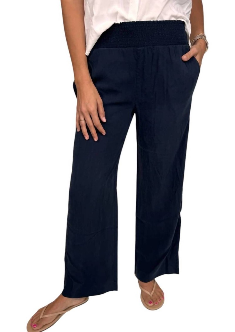 Bella Dahl Wide Leg Pants In Navy