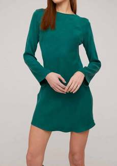 Bella Dahl Women's Bias Mini Dress In Emerald