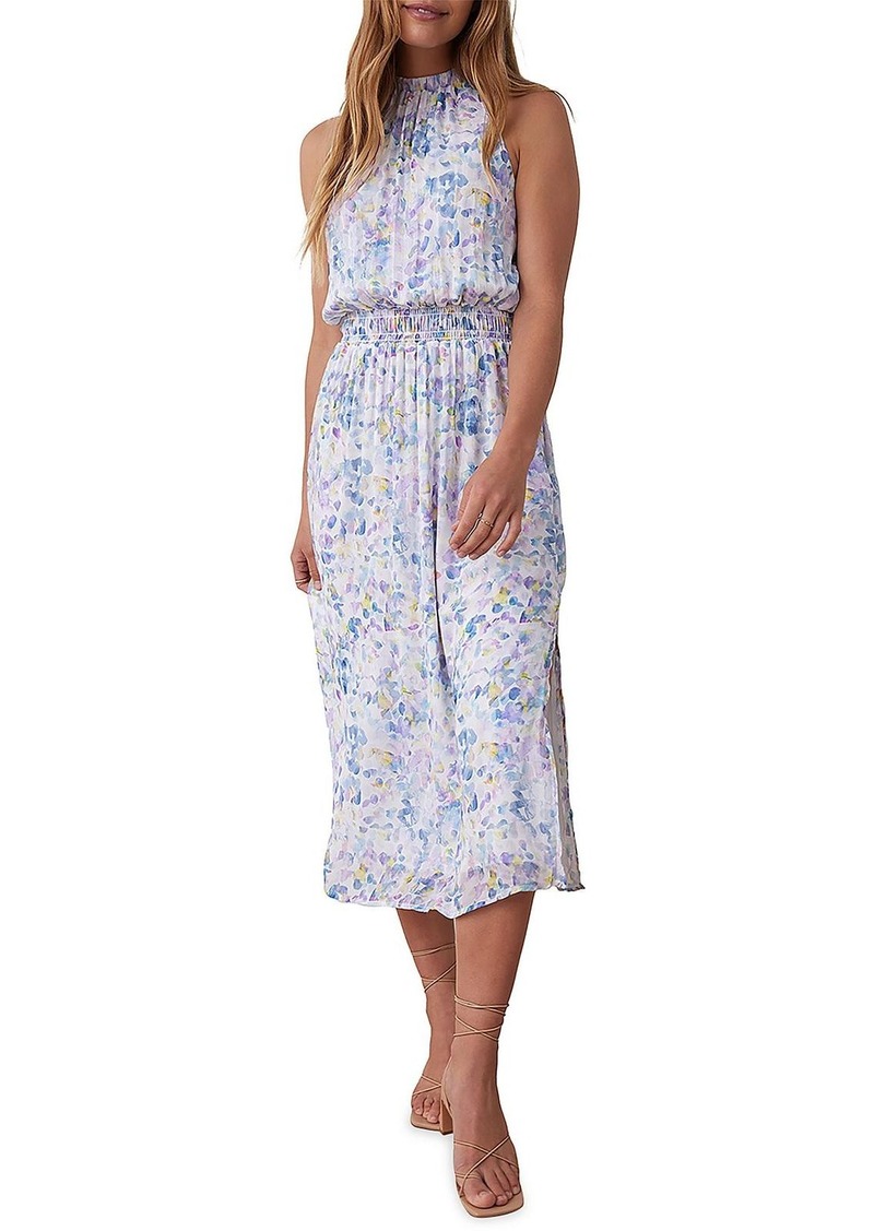 Bella Dahl Womens Floral Smocked Sundress