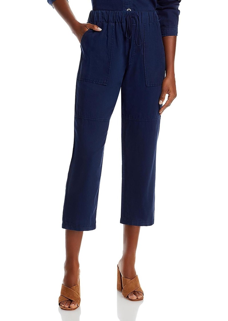 Bella Dahl Womens Utility Tie Waste Ankle Pants