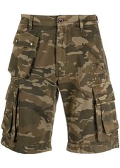 Belstaff camouflage print cargo shorts