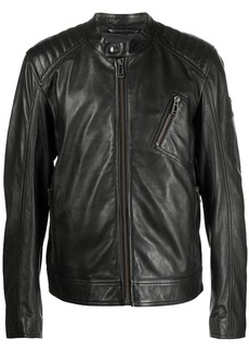 Belstaff long-sleeve leather jacket