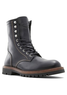 Belstaff Marshall Plain Toe Boot in Black Leather at Nordstrom