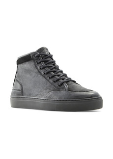 Belstaff Rally Leather High Top Sneaker in Black Leather at Nordstrom