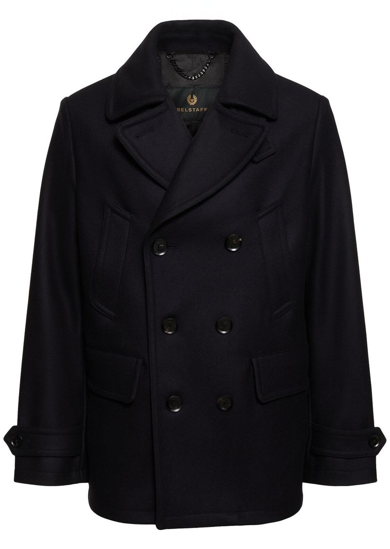 Belstaff Milford Wool Blend Peacoat