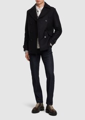 Belstaff Milford Wool Blend Peacoat