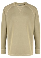 Belstaff padded shoulder cotton sweatshirt