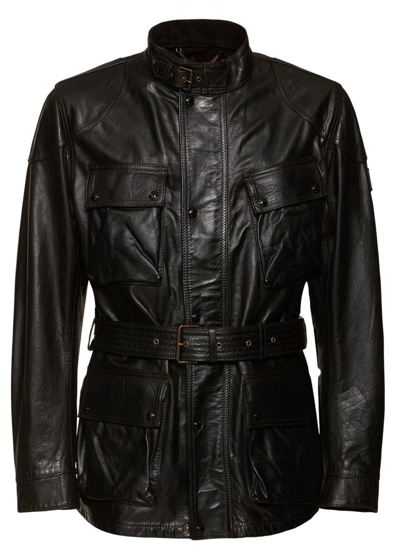 Belstaff Trailmaster Waxed Leather Jacket