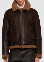 Belstaff Wilder Aviator Shearling Jacket