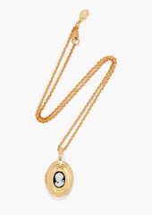 Ben-Amun - 24-karat gold-plated cameo necklace - Metallic - OneSize