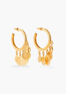 Ben-Amun - 24-karat gold-plated hoop earrings - Metallic - OneSize