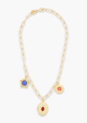 Ben-Amun - 24-karat gold-plated stone necklace - Metallic - OneSize