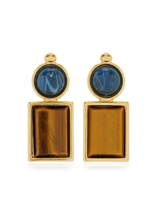 Ben-Amun - Exclusive 24K Gold-Plated Stone Earrings - Brown - OS - Moda Operandi - Gifts For Her