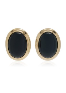 Ben-Amun - Exclusive Gabrielle Silver-Tone Stone Earrings - Black - OS - Moda Operandi - Gifts For Her