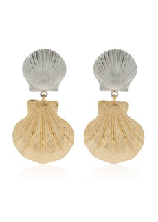 Ben-Amun - Exclusive Gold And Silver-Tone Shell Earrings - Gold - OS - Moda Operandi - Gifts For Her