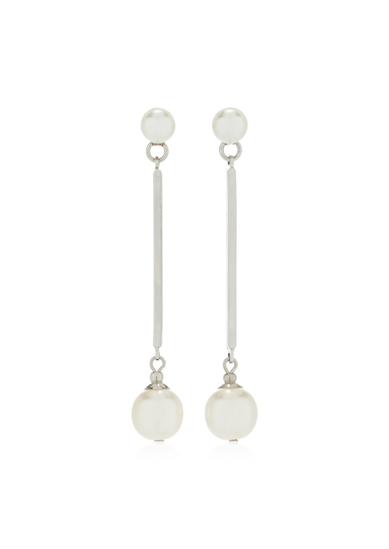 Ben-Amun - Exclusive Silver-Tone Pearl Earrings - Silver - OS - Moda Operandi - Gifts For Her