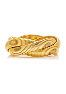 Ben-Amun - Trio Cobra 24K Gold-Plated Bracelet - Gold - OS - Moda Operandi - Gifts For Her