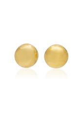 Ben-Amun - Women's Gold-Plated Button Clip-On Earrings - Gold - Moda Operandi