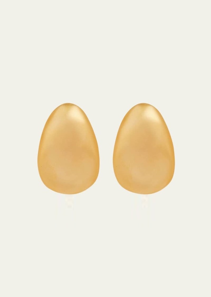 Ben-Amun 24K Gold Electroplate Clip-On Earrings